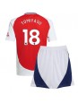 Arsenal Takehiro Tomiyasu #18 Kotipaita Lasten 2024-25 Lyhythihainen (+ shortsit)